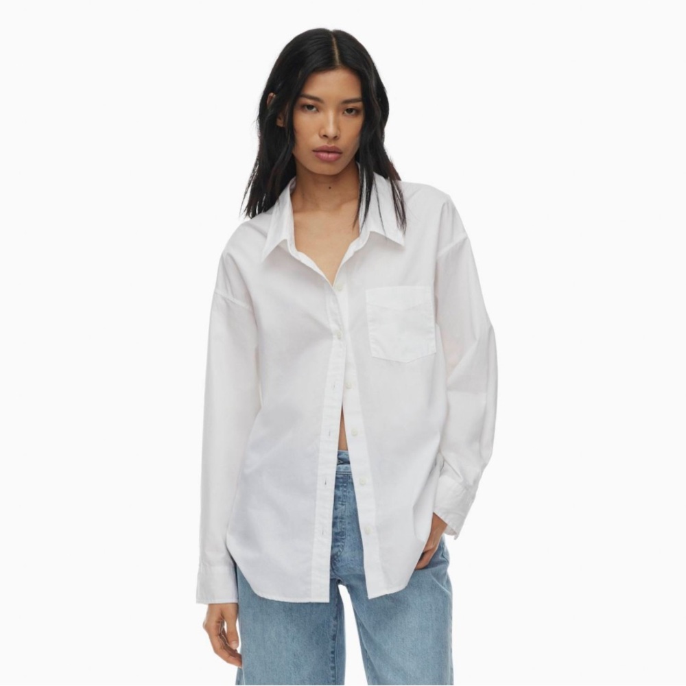 Wilfred- Relaxed poplin button-up shirt